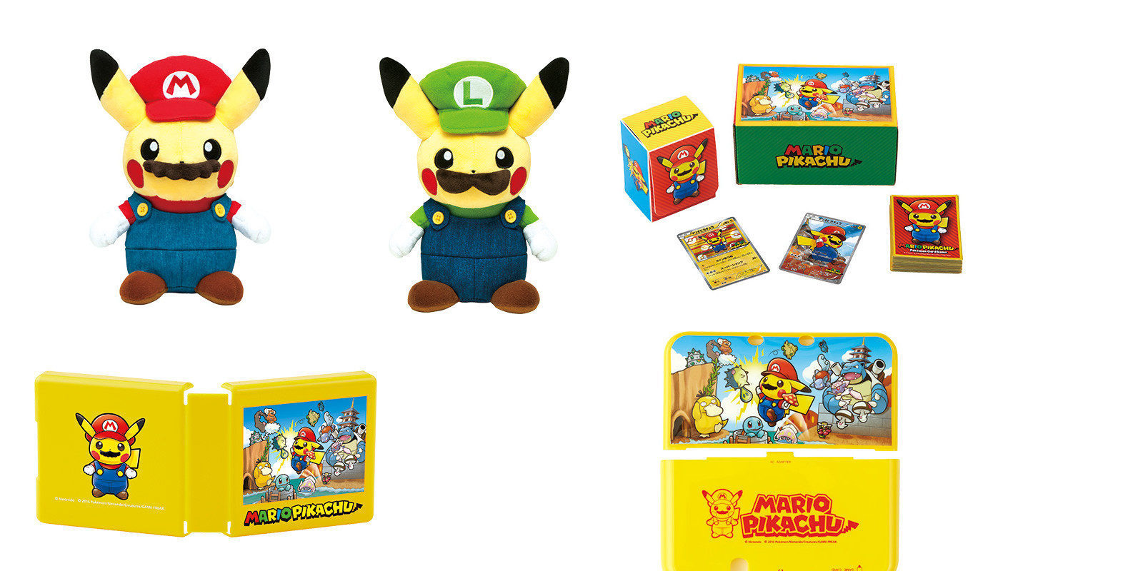 Pikachu se disfraza de Mario y Luigi para más merchandising oficial
