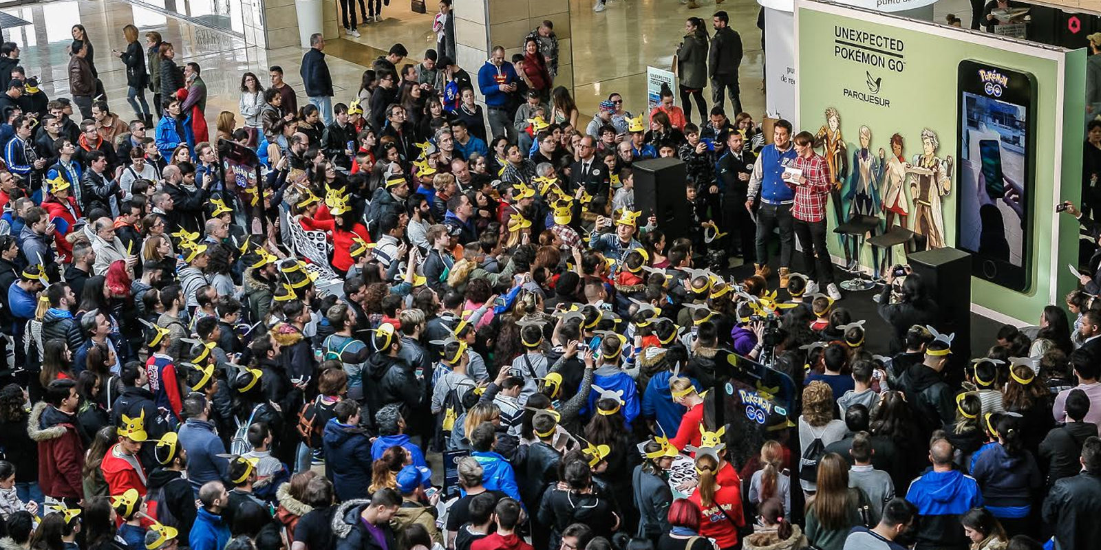 2.800 jugadores de 'Pokémon Go' se reúnen en el centro comercial Parquesur de Madrid