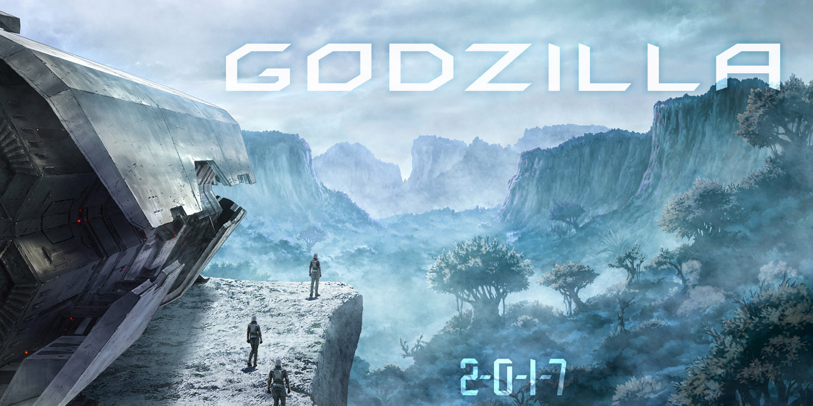 El anime 'Godzilla' de Netflix y Gen Urobuchi en una nueva ilustración