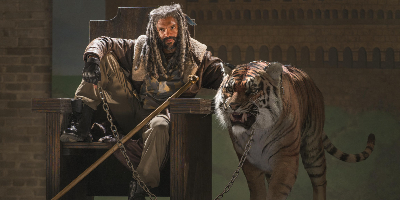 'The Walking Dead': Así es Shiva, la tigresa de Ezekiel, sin CGI