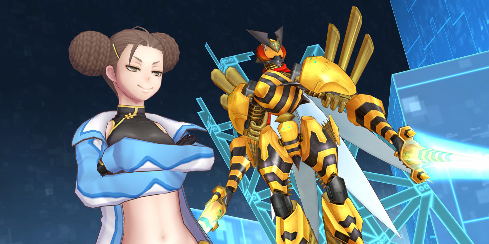 'Digimon Story: Cyber Sleuth Hacker's Memory' muestra dos de sus personajes