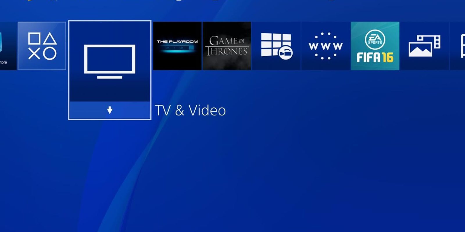 PS4 actualiza su aplicación de TV y vídeo