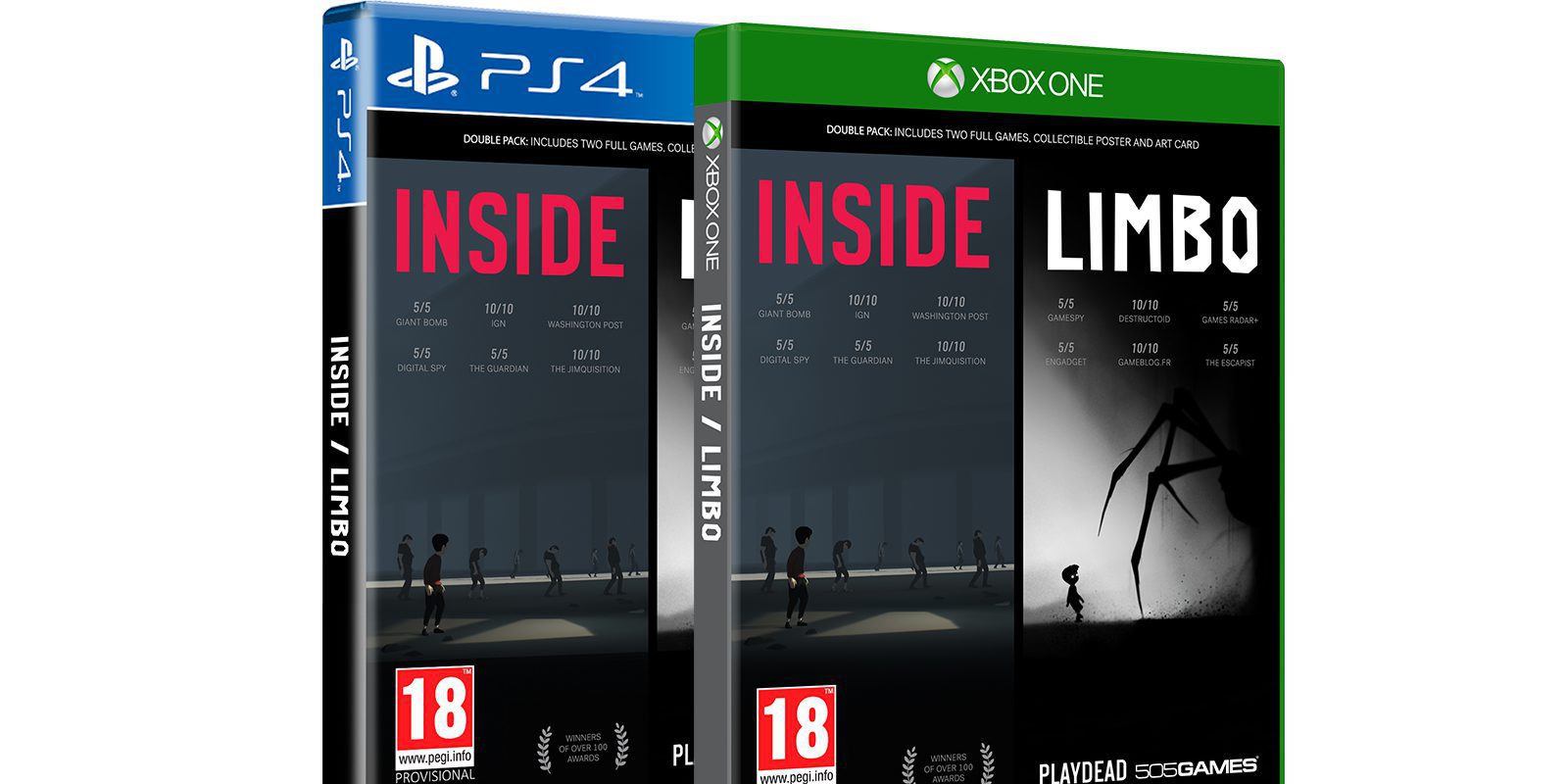 'Inside' y 'Limbo' se venderán juntos en un pack físico para PlayStation 4 y Xbox One