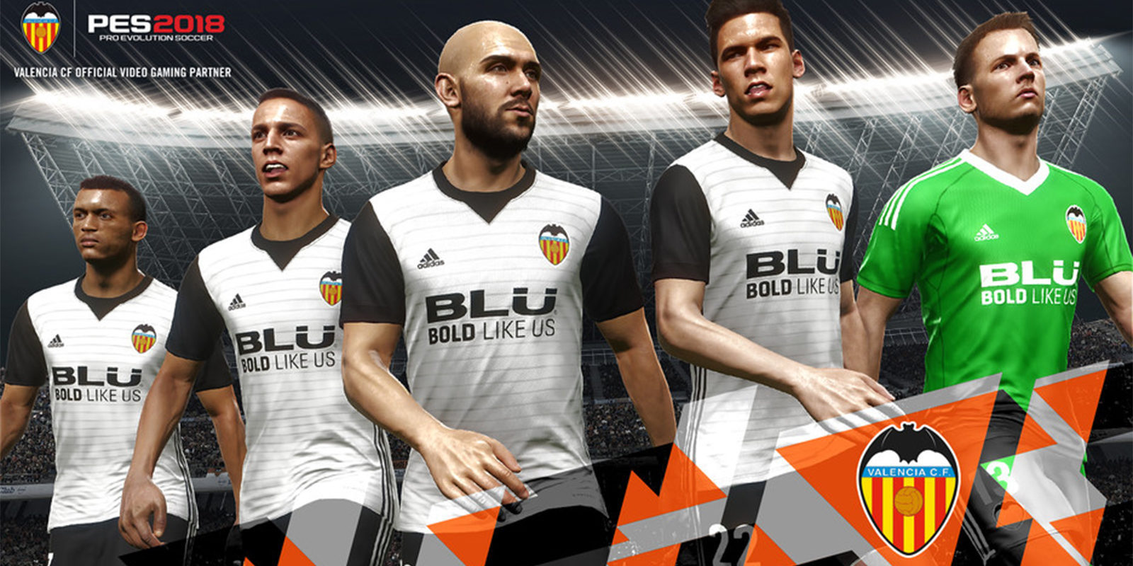 'PES 2018' se convierte en el videojuego oficial del Valencia CF