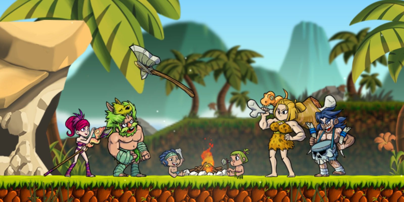 JanduSoft pone fecha de lanzamiento a 'Caveman Warriors'