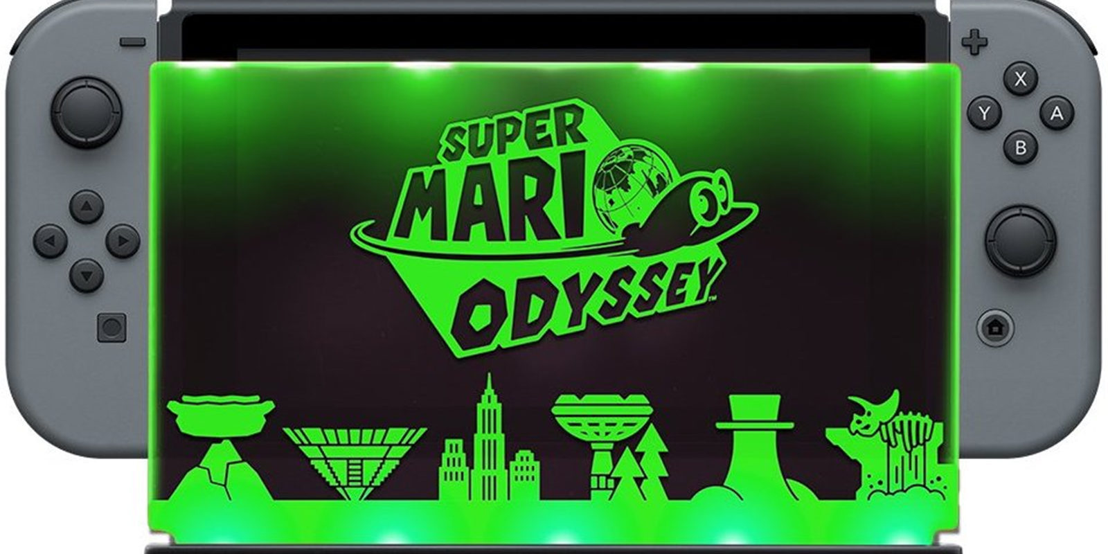 Nintendo Switch recibirá docks que se iluminan con motivos de 'Super Mario Odyssey' y 'The Legend of Zelda: Breath of the Wild'