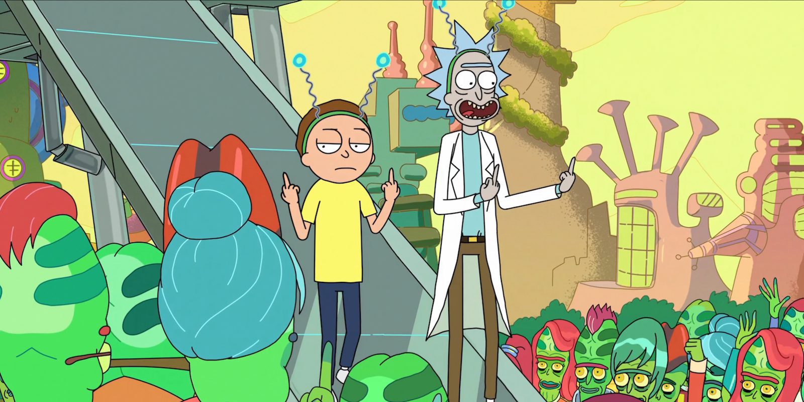 'Rick y Morty' celebran Acción de Gracias