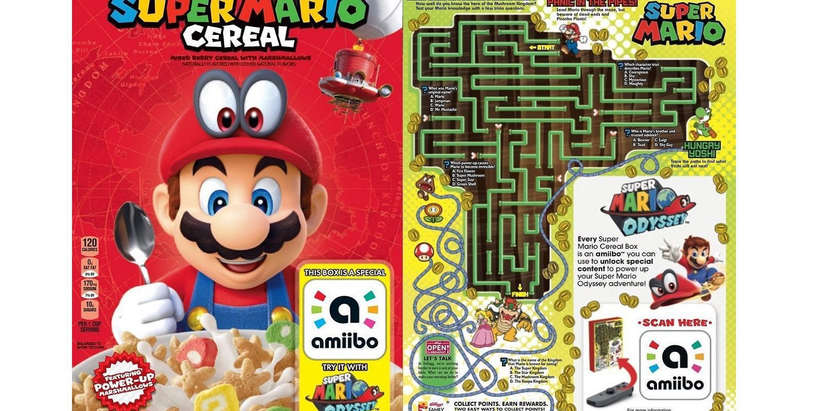 Nintendo anuncia los cereales oficiales de 'Super Mario'