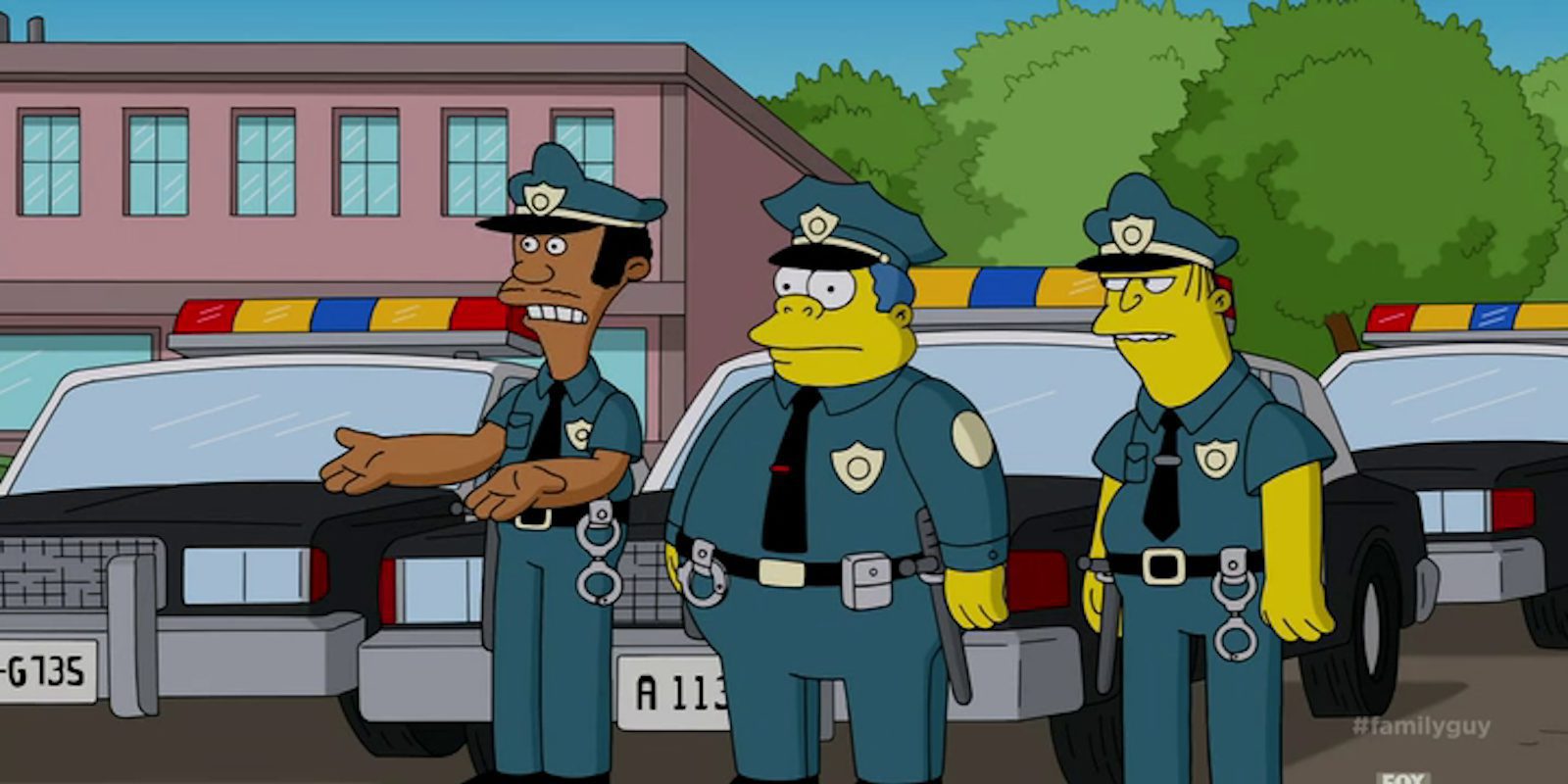 La policía de South Yorkshire aplica un truco de 'Los Simpson'