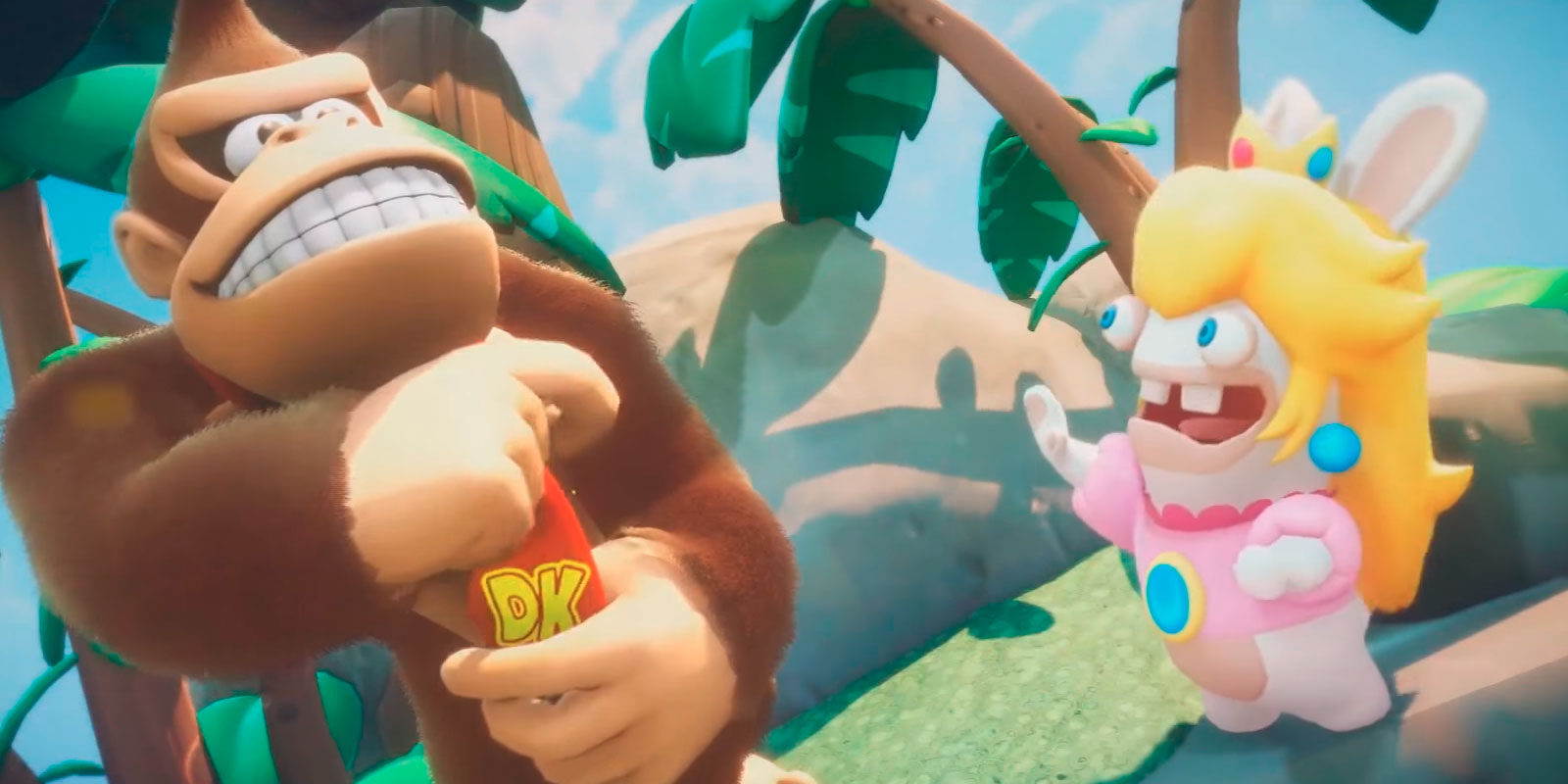 Donkey Kong llegará a 'Mario + Rabbids: Kingdom Battle' esta primavera