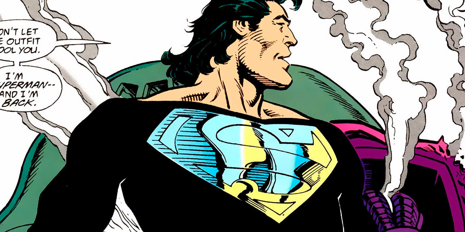 El traje negro de Superman aparecía en una escena eliminada de 'La Liga de la Justicia'