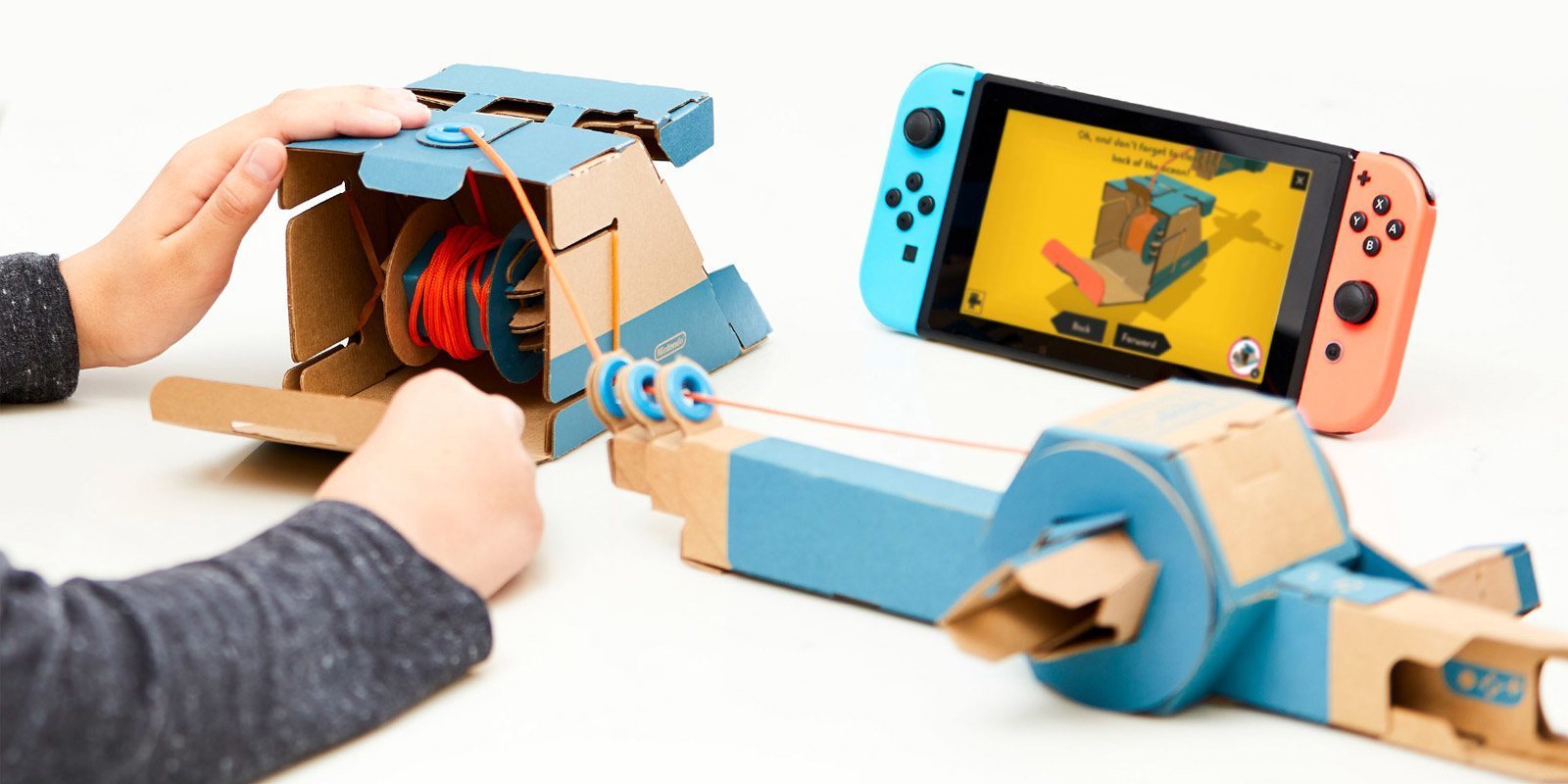 Nintendo Labo muestra nuevas y fascinantes maneras de disfrutar sus kits