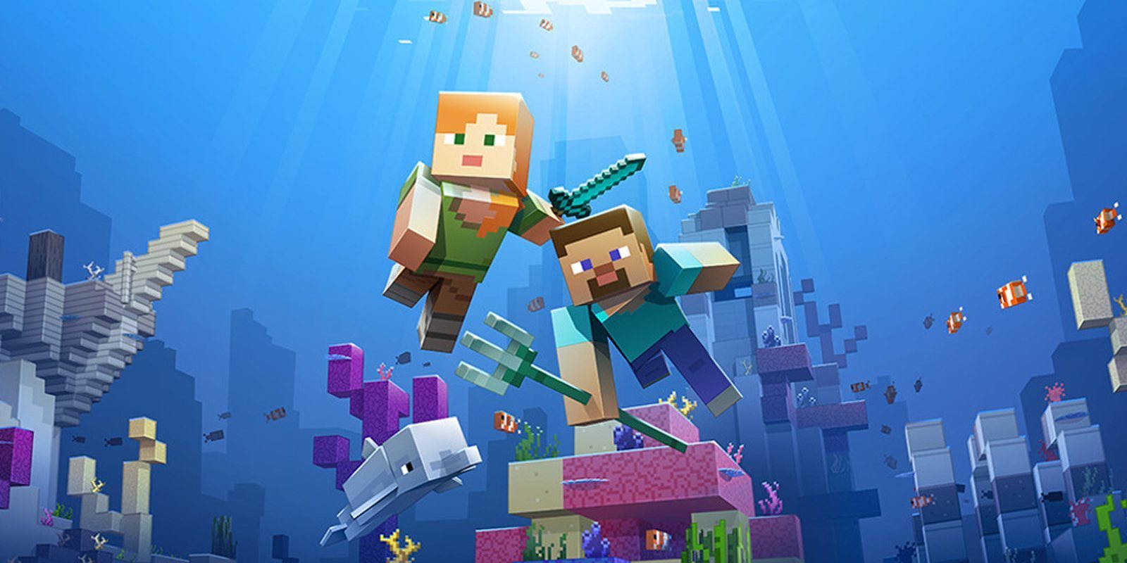 'Minecraft' pone disponible la primera parte de la Actualización Acuática