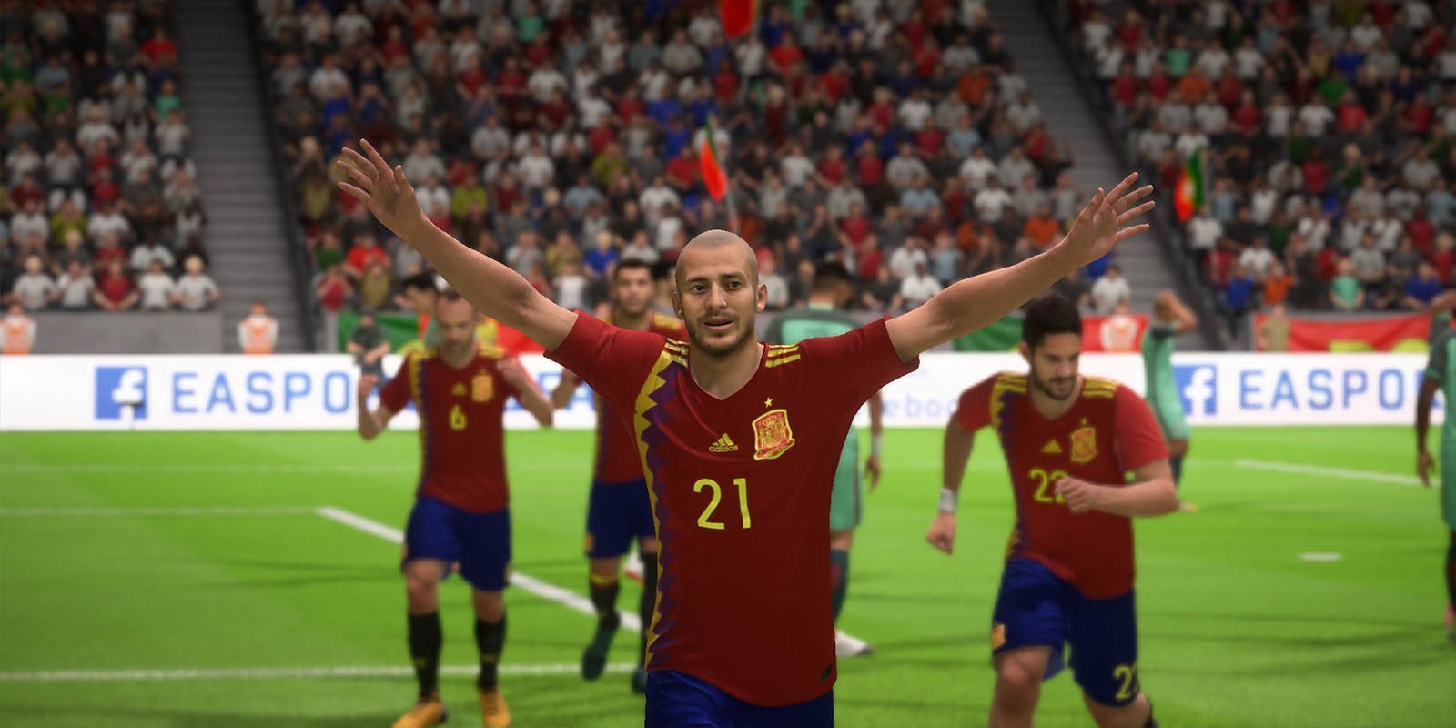 Desvelada la media de los jugadores de España en 'FIFA 18 World Cup'