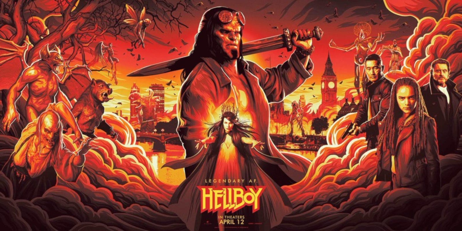 El nuevo 'Hellboy' convence en la Comic-Con de Nueva York