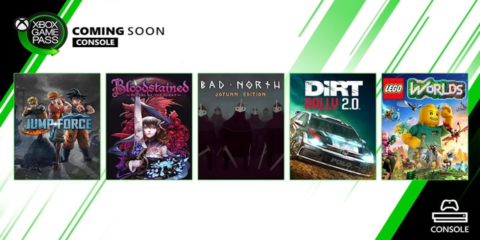 'Bloodstained', 'Jump Force' y 'Dirt Rally 2.0' llegan al Game Pass