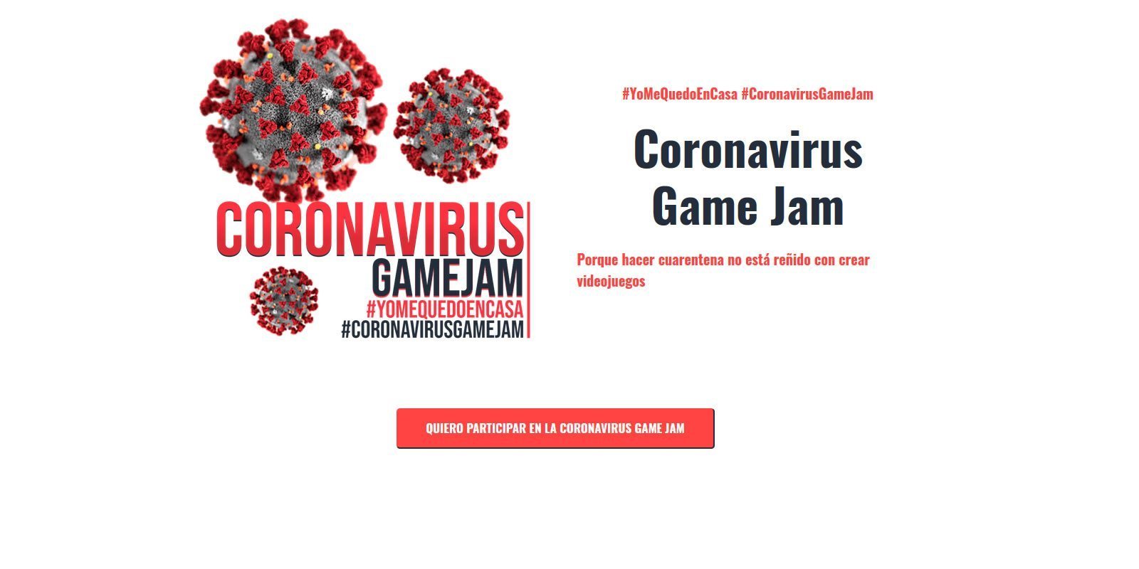 El coronavirus no se riñe con el desarrollo: Coronavirus Game Jam