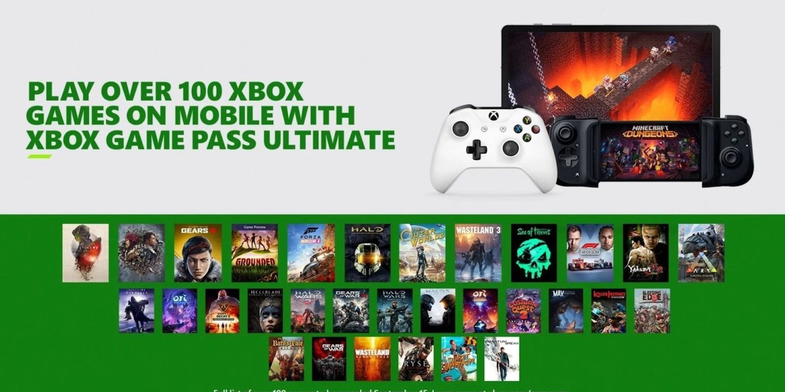 Microsoft presenta xCloud Gaming para Xbox Game Pass Ultimate; 15 de septiembre con más de 100 juegos