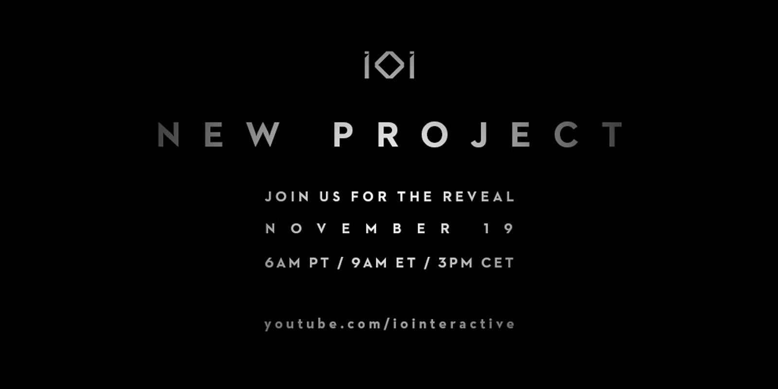 IO Interactive anunciará su nuevo proyecto mañana