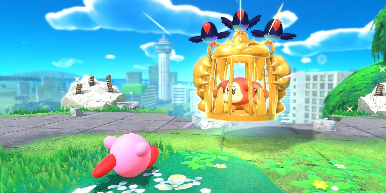 'Kirby y la tierra olvidada' muestra las nuevas habilidades de absorción en un nuevo gameplay