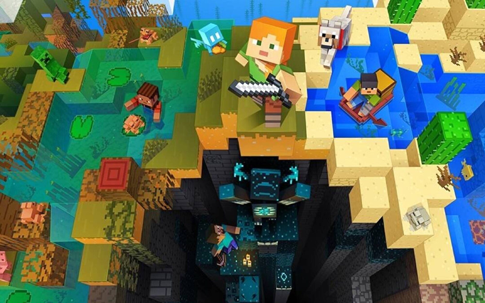 'Minecraft' recibe gratis la gran actualización 'The Wild', con nuevos personajes, bloques y biomas