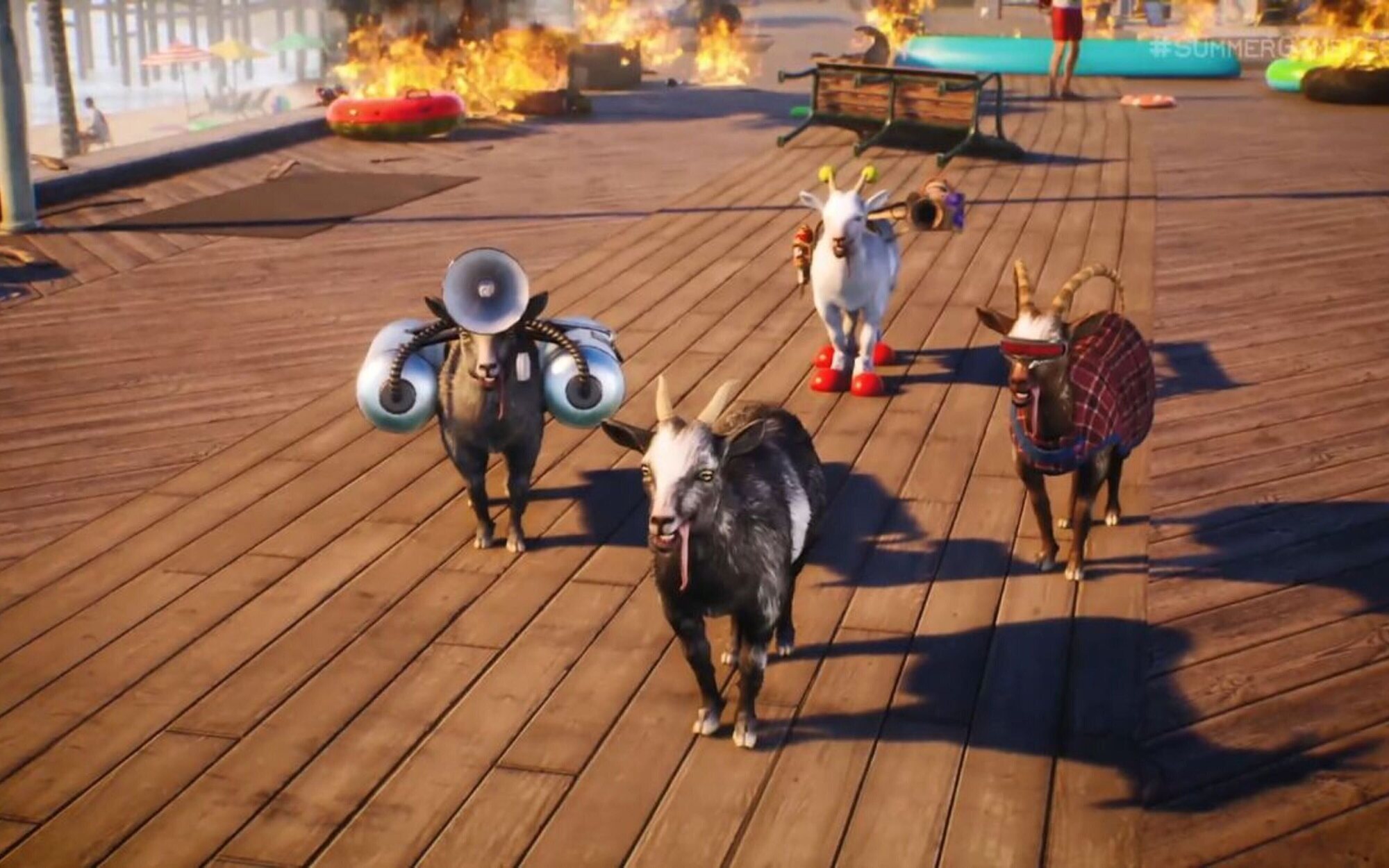 'Goat Simulator 3' está como una cabra y se acordó de 'Dead Island 2' en el Summer Game Fest 2022