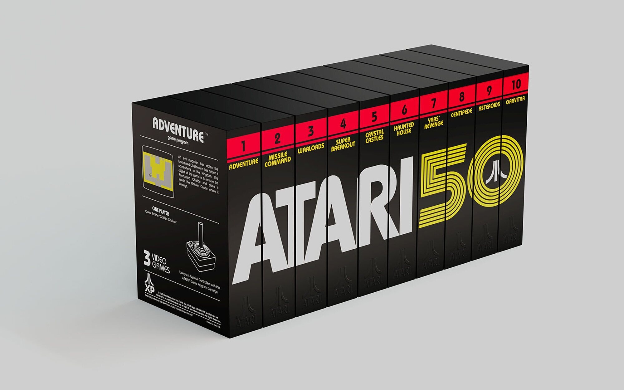 Atari celebra su 50 aniversario lanzando una colección de 10 juegos a un precio de 1000 dólares