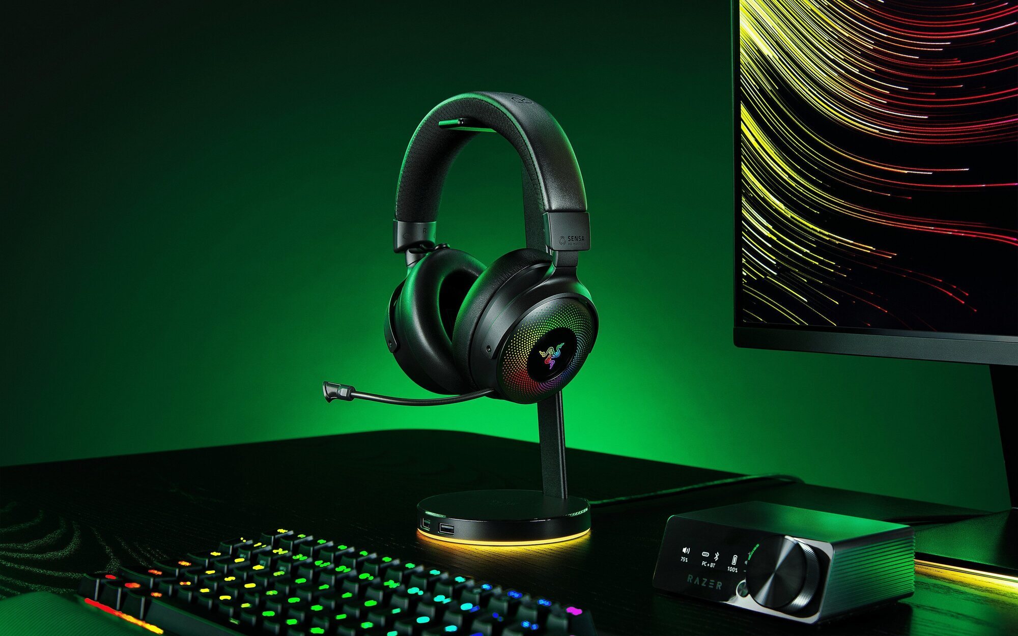 RazerCon 2024: Controla el audio de tus partidas como nunca antes con los Razer Kraken V4 Pro