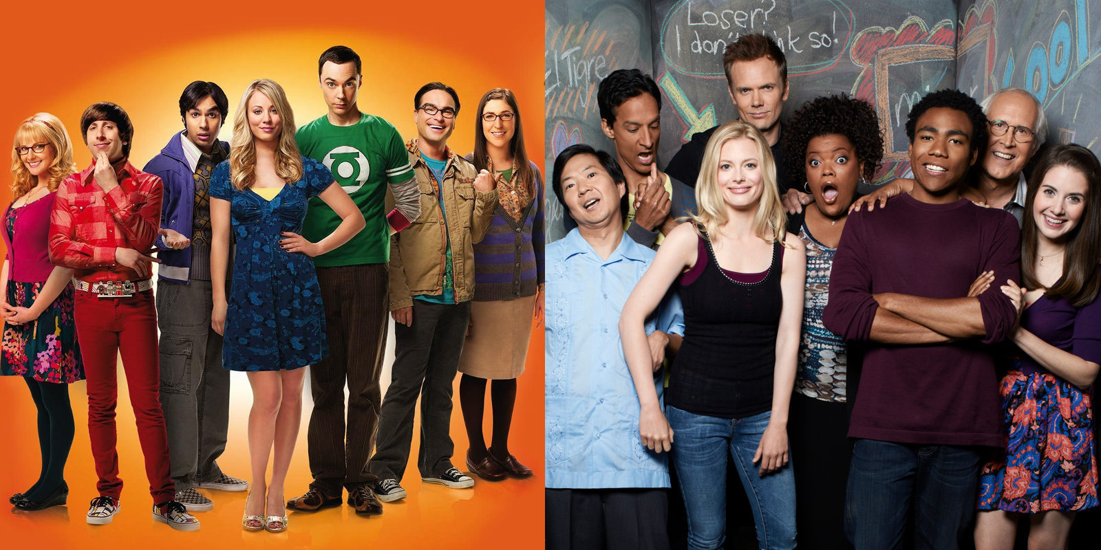 ¿Qué serie es mejor, 'The Big Bang Theory' o 'Community'?