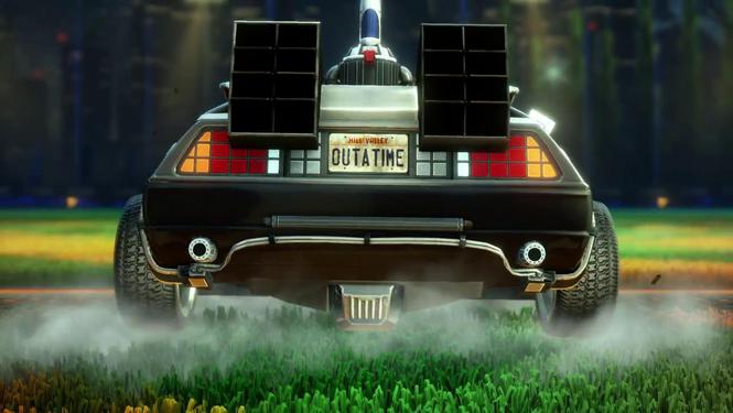 back to the future rocket league